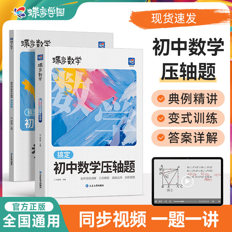 2027蝶变初中几何函数压轴题中考大题解析辅助圆二次函数秒杀大招初中必备必刷题一本搞定初中数学压轴题