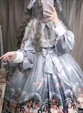 洛丽塔公主裙秋冬款原创日常公主萝莉塔全套一整套lolita裙连衣裙