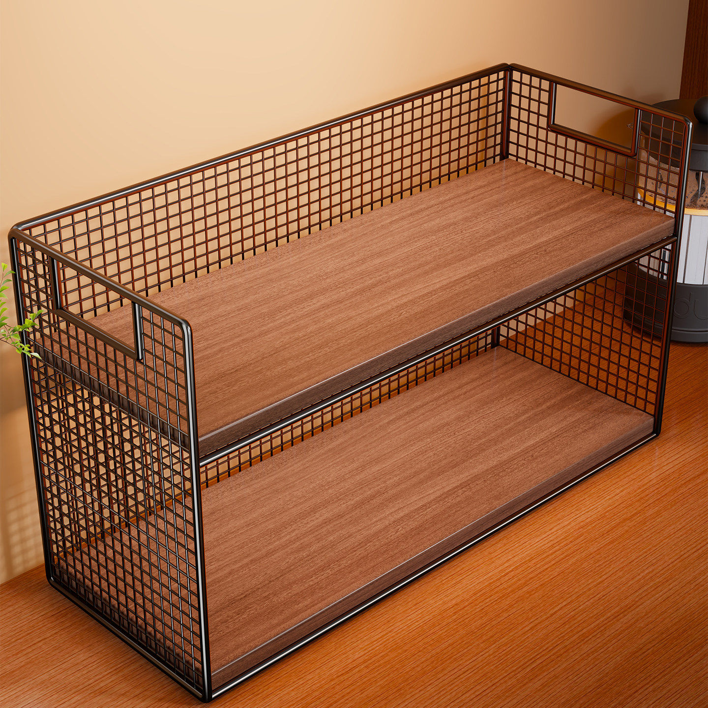 桌面置物架文件书架办公桌餐桌工位台面收纳神器双层桌上多层书桌