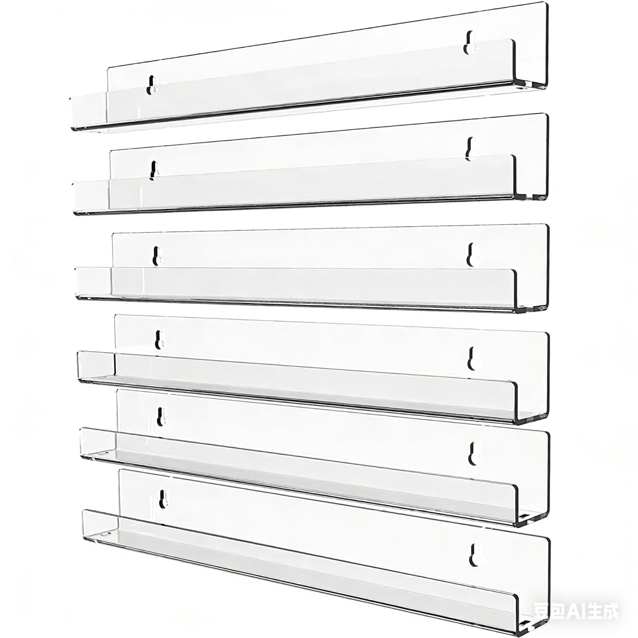 壁挂式展示架书架亚克力透明收纳架U型置物架墙上挂式少儿书架,橡塑材料及制品,亚克力/有机玻璃,淘宝优惠券,粉丝福利购,淘宝优惠卷