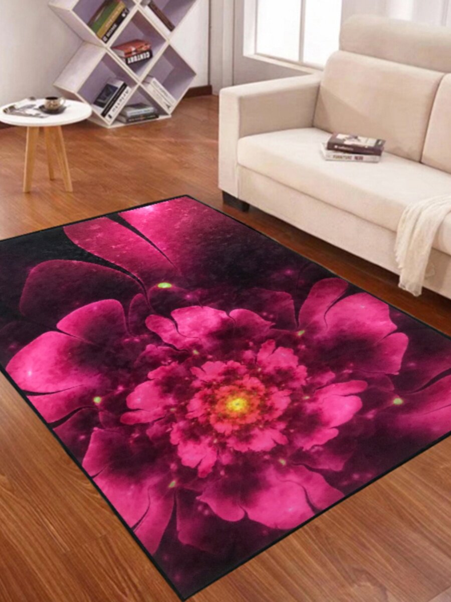 网红金钻绒防尘免洗地毯客厅茶几卧室床边阳台门厅地垫大尺寸定制