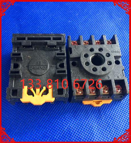 PF083A时间继电器底座 8脚圆形AH3-3 ST3PF JTX-2C DH48S JQX-10F