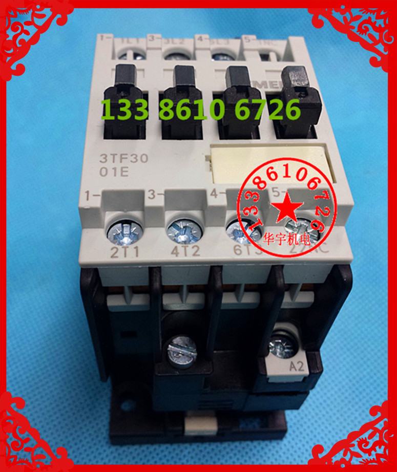 3TF30 01接触器 3TF3001E-0XM0 交流AC36V 110V 220V 380V 电流9A