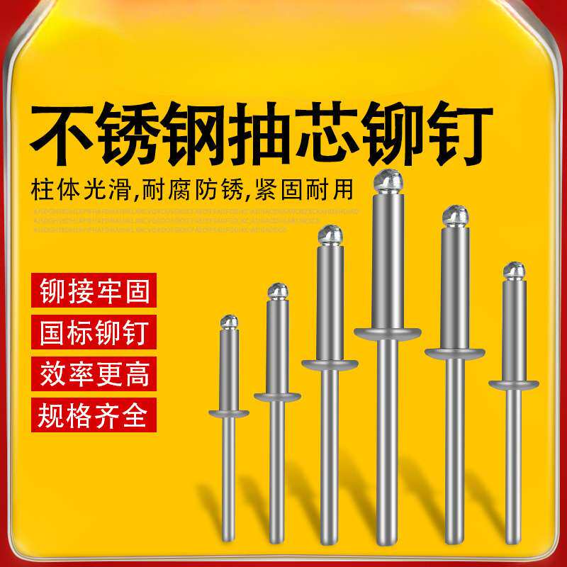M2.4M3.2M4M5M6拉铆钉304不锈钢抽芯铆钉圆头拉铆钉卯钉抽心装潢