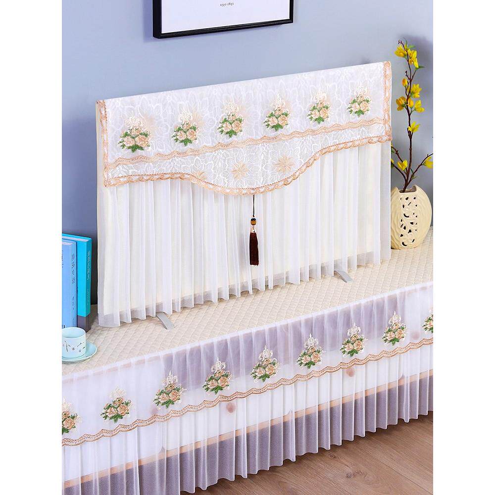 电视机防尘罩套盖布55寸65轻奢壁挂式曲面液晶柜盖巾简约2024新款