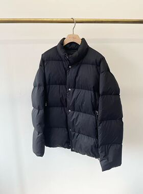 高端女装新款进口尼龙填充大朵白鹅绒立领轻量保暖短款羽绒服女