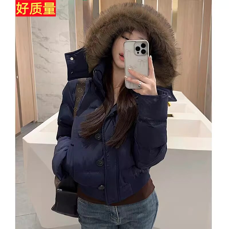 羽绒棉服女2025新款冬季短款时尚洋气时髦棉衣小个子面包服外套潮