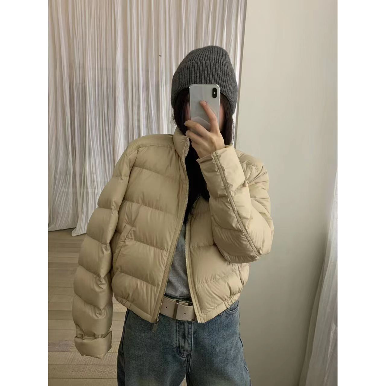 新国标90白鸭绒短款保暖好看不臃肿的羽绒服2025冬季新款小个子女