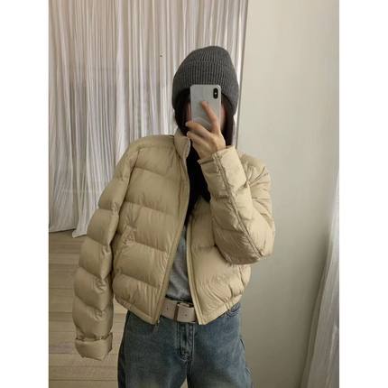 新国标90白鸭绒短款保暖好看不臃肿的羽绒服2025冬季新款小个子女