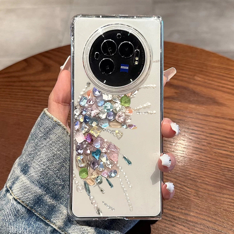 高端透明奢华折叠屏vivo手机壳