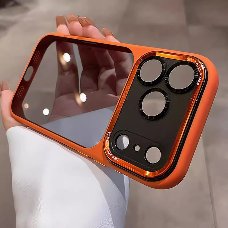 适用苹果17pro手机壳iphone17拍照按键16promax新款Air透黑金属镜头15轻奢高级感14全包防摔13保护套男女外壳