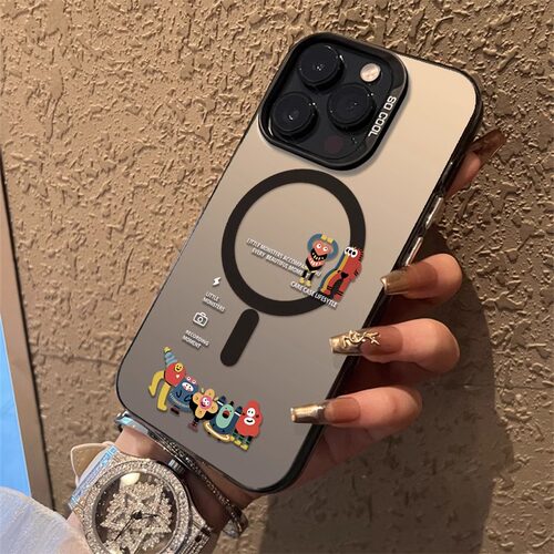 适用苹果17promax手机壳卡通小怪兽iPhone16pro保护套magsafe磁吸无线15充电13个性创意ip14高级感女12小众11