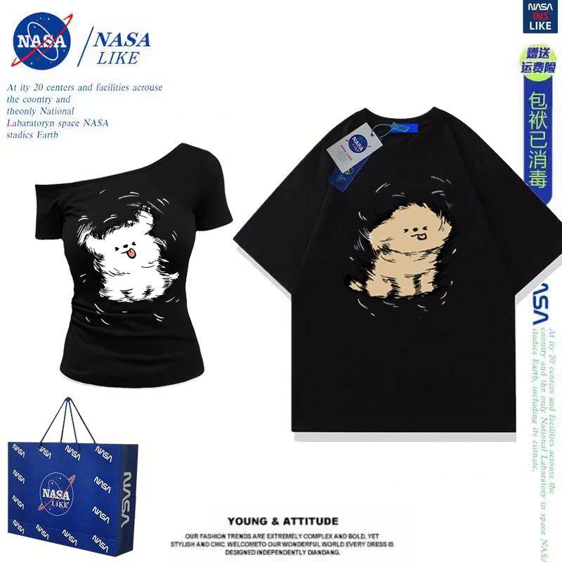 Уникальная и очень красивая пара летних футболок с короткими рукавами из чистого хлопка, новинка 2025 года, модная футболка для похудения, одна длинная и одна короткая Изображение 1