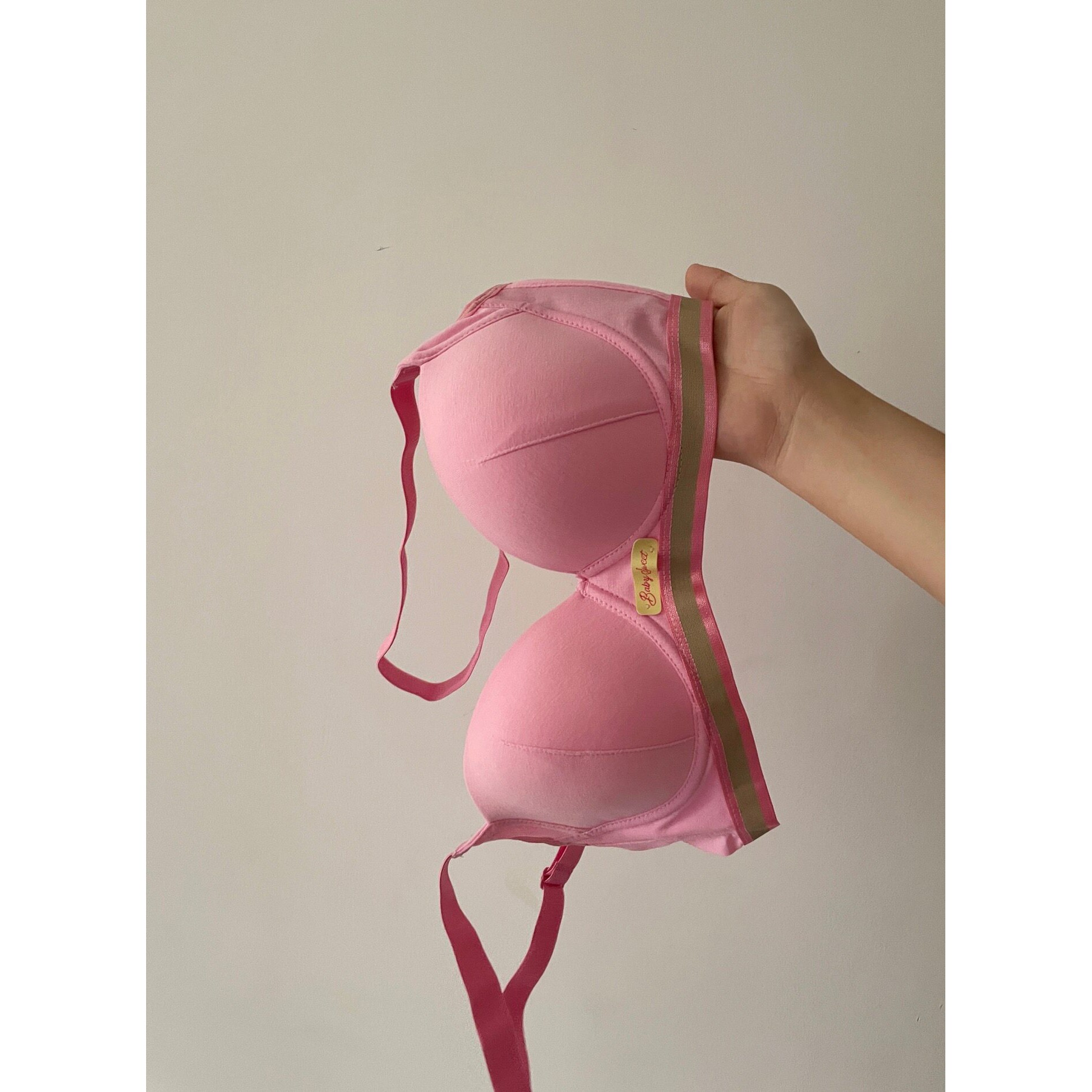 无痕内衣女夏季薄款日系甜美纯欲聚拢上托防下垂大胸显小文胸套装