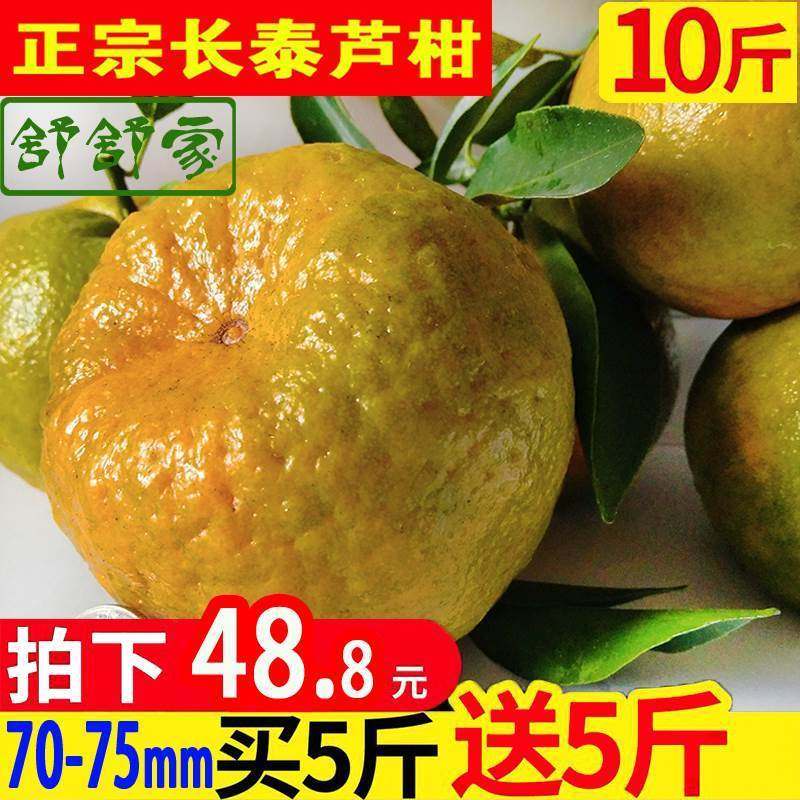水果新鲜舒舒家孕妇蜜桔当漳州包邮柑橘子长泰砂糖季老椪芦柑10斤