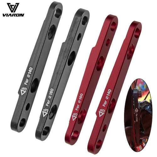VIARON公路车前叉碟刹转换座自行车平装直装夹器座160140mm骑行