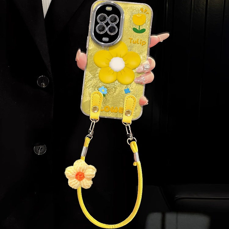 适用华为nova14pro手机壳夏天新女款nova13黄色花花挂绳nova12锡纸冰川纹nova11全包镜头膜nova10高级感nova9,3C数码配件,手机保护套/壳,淘宝优惠券,粉丝福利购,淘宝优惠卷