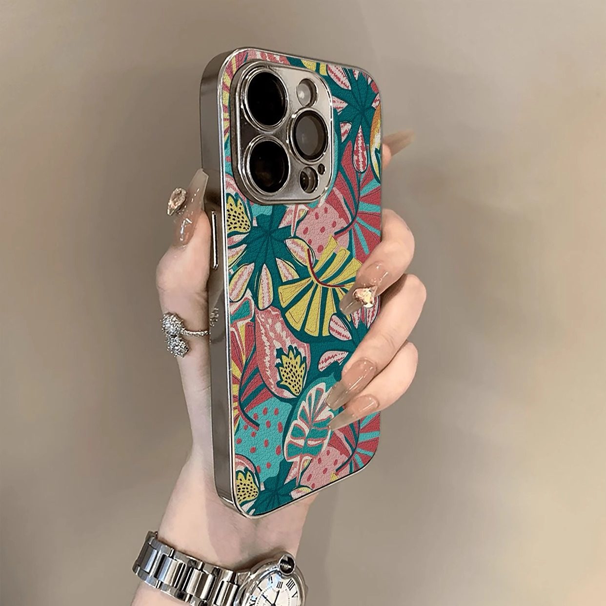 缤纷芭蕉叶适用苹果17ProMax手机壳适用苹果16新款15全包镜头13防摔12电镀11pro保护套女小众8/7plus高级感,3C数码配件,手机保护套/壳,淘宝优惠券,粉丝福利购,淘宝优惠卷