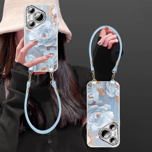 适用华为pura硅胶绽放花朵
