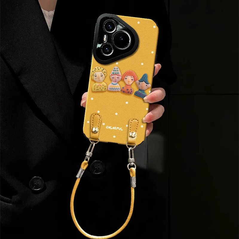 适用华为pura小羊皮多巴胺公仔