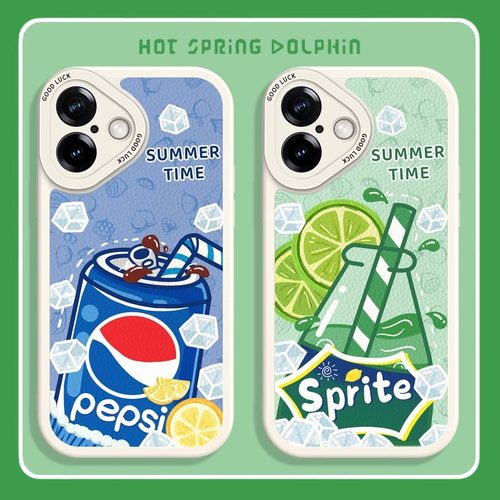 适用苹果硅胶可口可乐