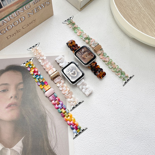 《树脂小方块》苹果手表表带