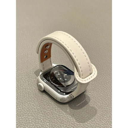 适用applewatch10表带夏天女款苹果iwatchs9/8/7手表手表带新款皮质s9小众s8高级感夏天iwatchse男女生小香风