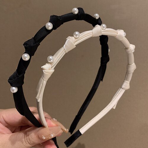 婉缘发饰其他日韩珍珠打结