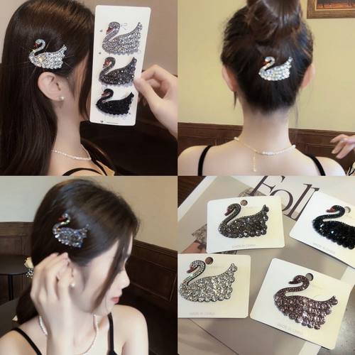 婉缘发夹合金日韩边夹