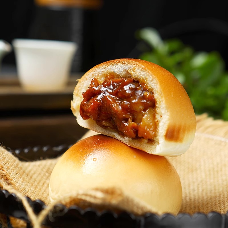 宴小点叉烧餐包港式早茶点心包子