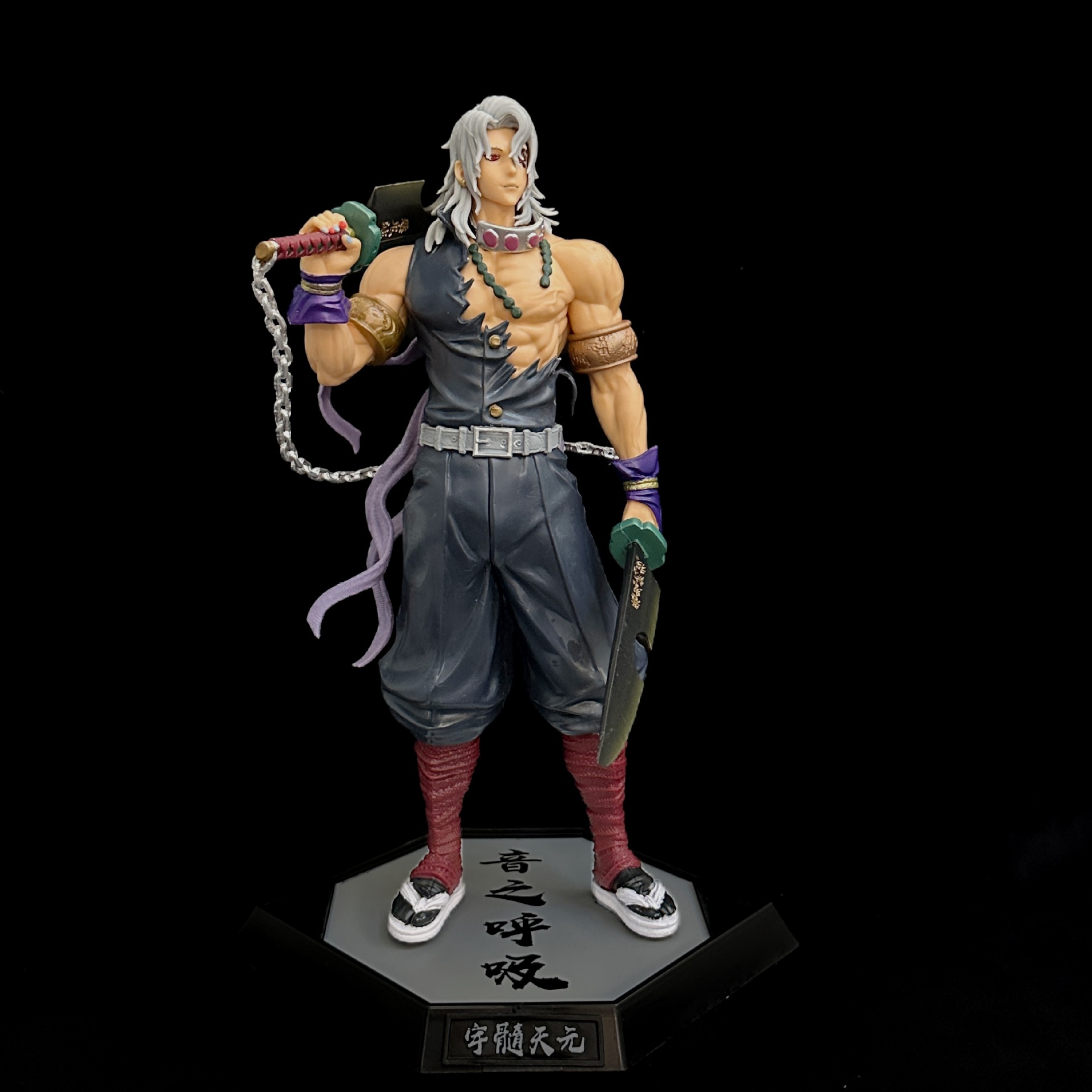 鬼灭之刃 音柱.宇随手办十柱共鸣动漫周边二次元模型摆件礼物