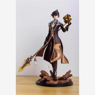 钟离手办原神手版周边魈甘雨胡桃男生生日礼品车载桌面摆件玩具