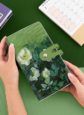 油画卡包女多卡位超大容量卡册卡片收纳新款小众原创设计证件包男