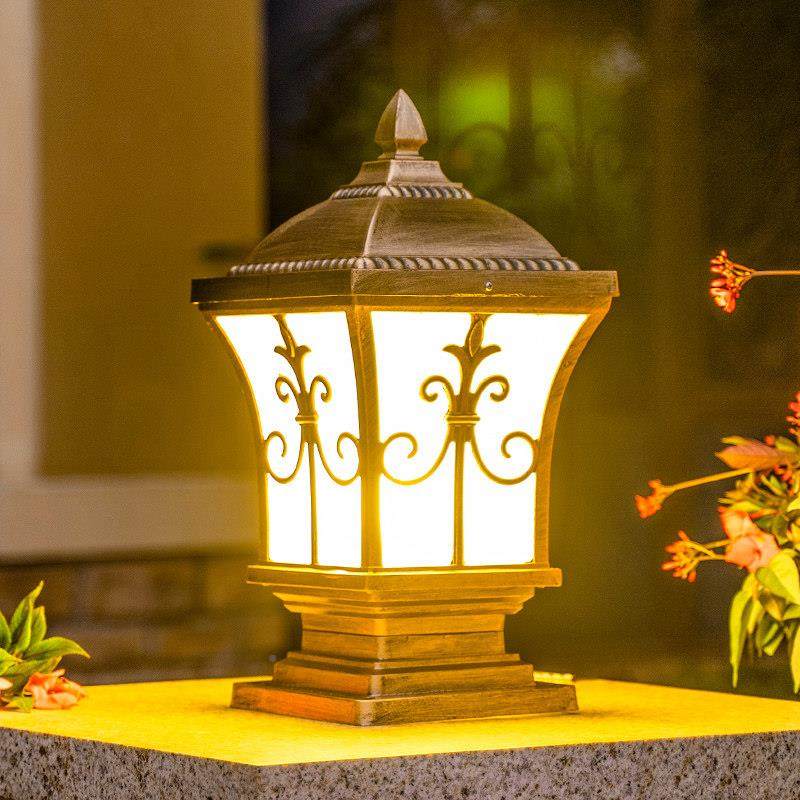 太阳方能围墙灯柱头灯庭院形墙头灯外防C1322室水别墅花公园欧式,家装灯饰光源,柱头灯,淘宝优惠券,粉丝福利购,淘宝优惠卷