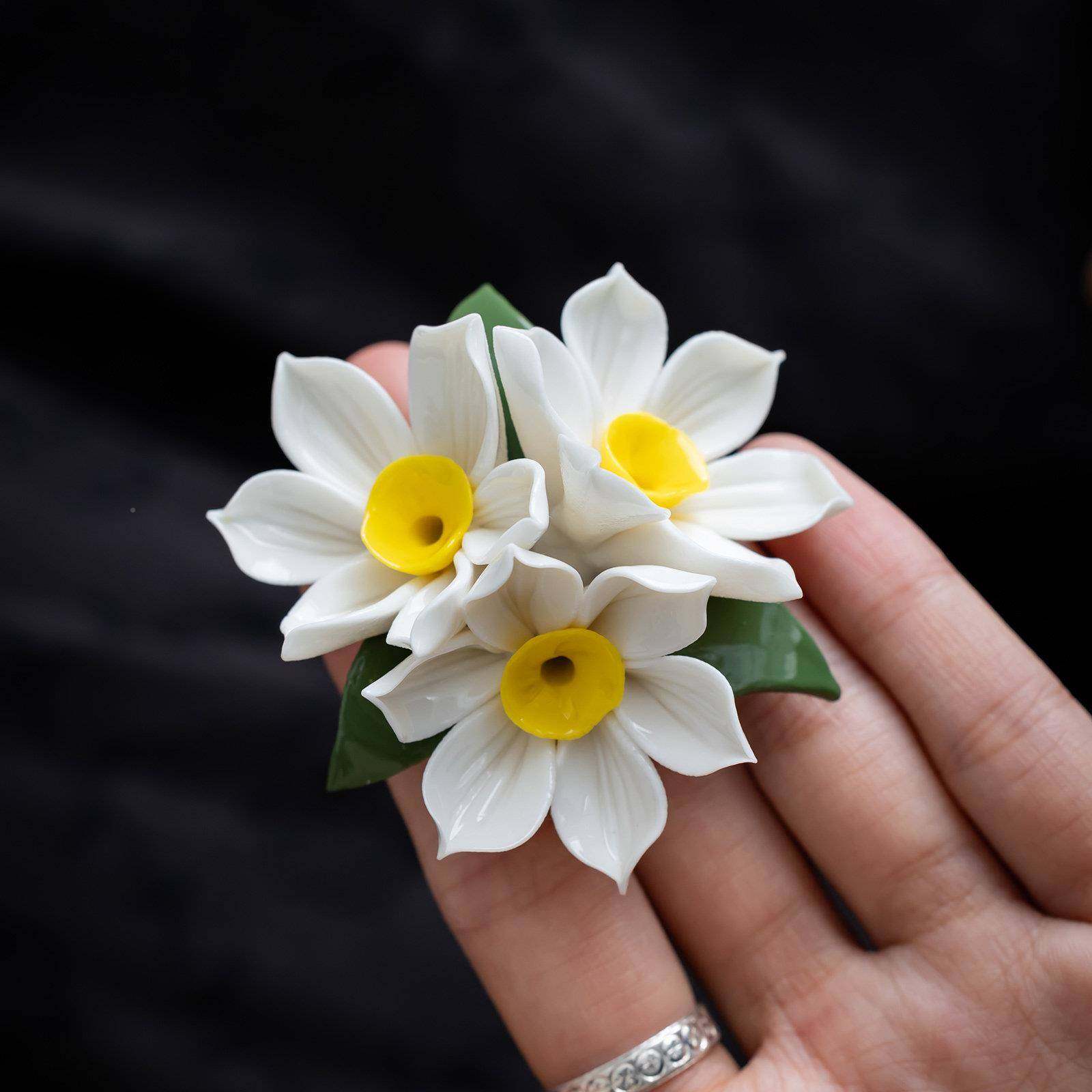 陶瓷水仙花你X01-006插香线香插檀香线香座日式立香托熏香炉沉茶,家居饰品,香托/香盘/香座/香插,淘宝优惠券,粉丝福利购,淘宝优惠卷