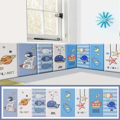 加厚儿童款床头软包自粘立体墙贴