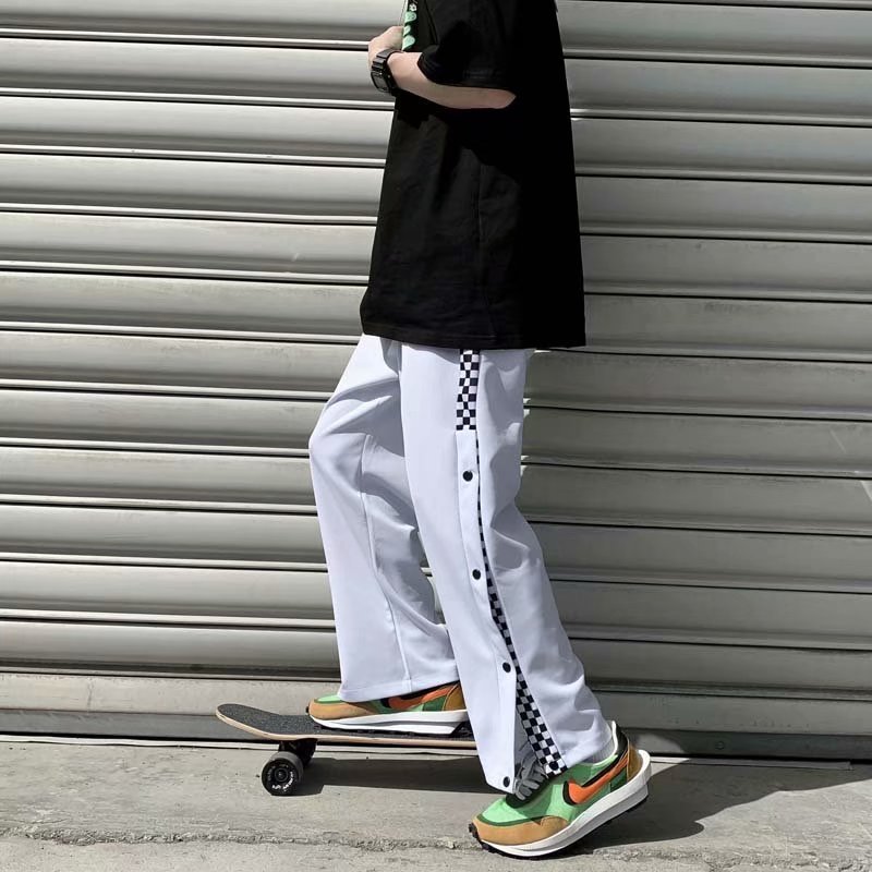 Side breasted straight leg basketball Pant