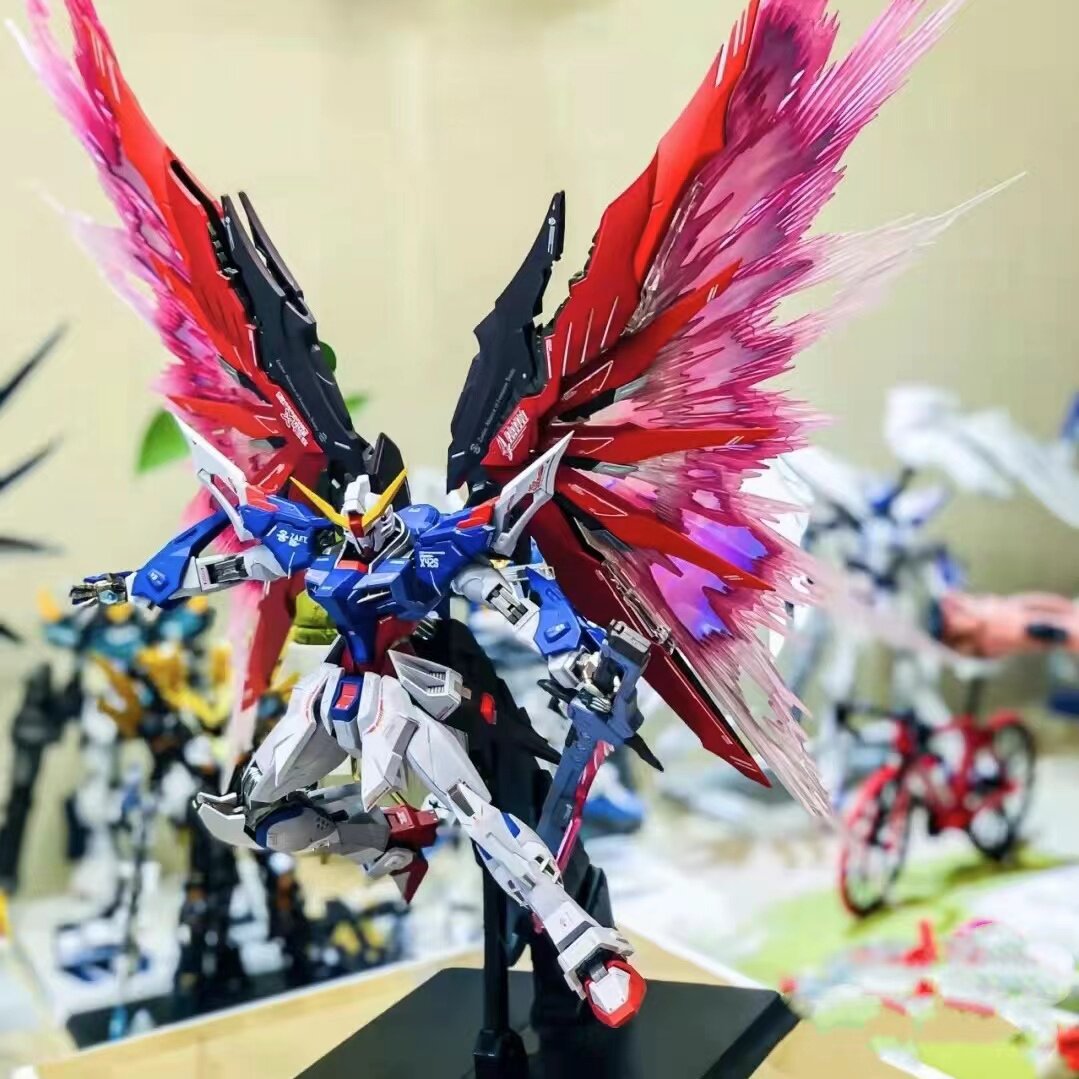 모델 gundam mg raid 무료 유니콘 빨간 이단 HG 로봇 메크 어셈블리 핸드 -장난감 소년 수십