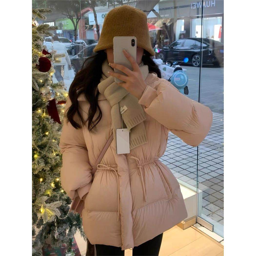 泡芙羽绒棉服外套女2025新款韩版气质收腰显瘦短款连帽保暖棉衣,女装/女士精品,棉衣/棉服,淘宝优惠券,粉丝福利购,淘宝优惠卷