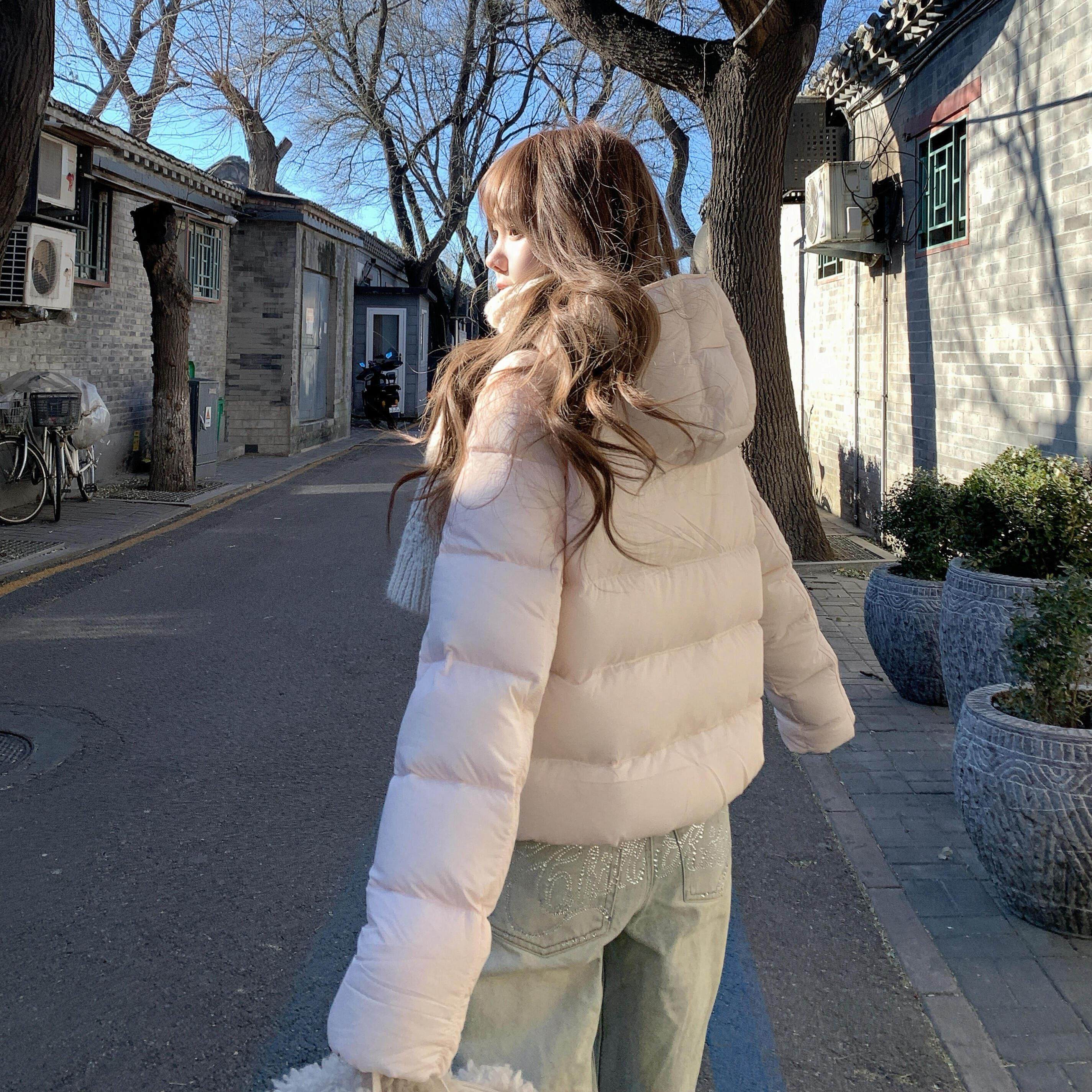 韩系连帽棉服外套女装2026冬季新款巨好看的棉袄今年流行爆款加厚,女装/女士精品,棉衣/棉服,淘宝优惠券,粉丝福利购,淘宝优惠卷