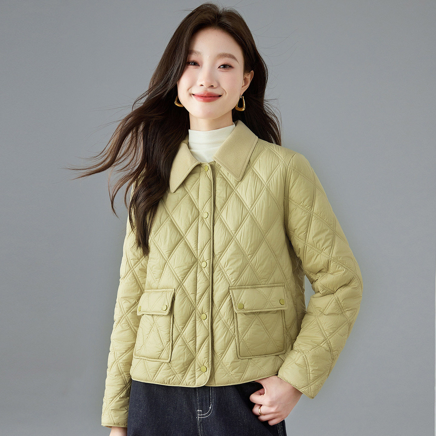 时尚轻薄短款棉服外套女秋冬季2025新款减龄女士夹克保暖棉衣棉袄,女装/女士精品,棉衣/棉服,淘宝优惠券,粉丝福利购,淘宝优惠卷