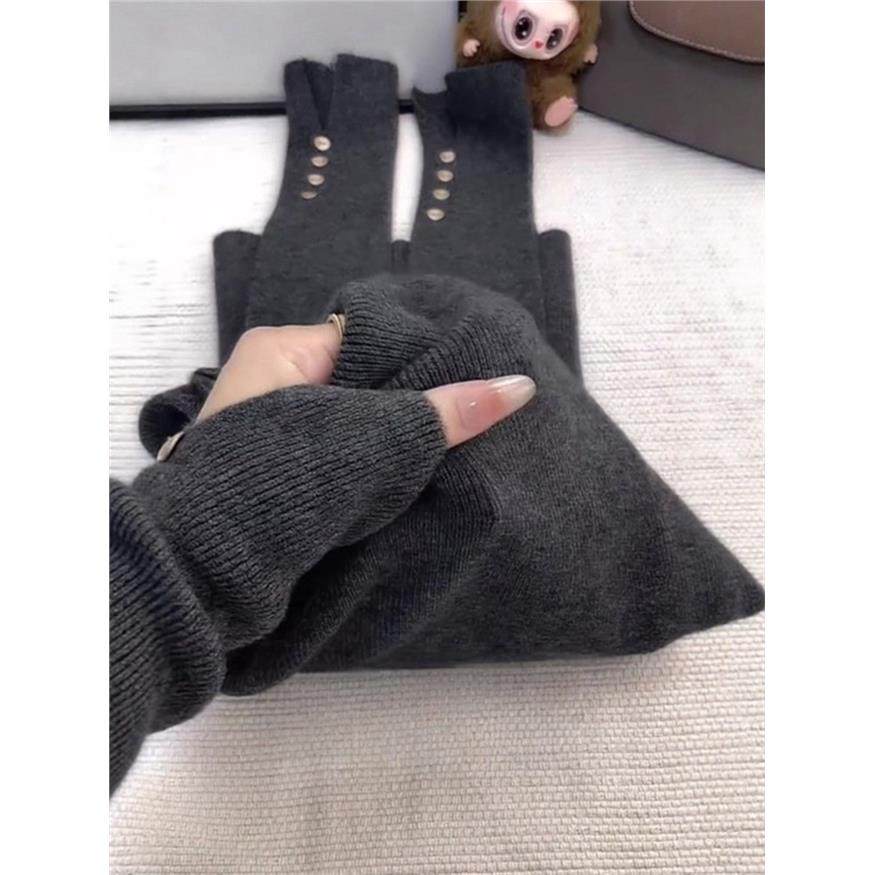 韩系慵懒风白色高领毛衣女秋冬季侧腰开叉中长款外穿洋气针织上衣,女装/女士精品,毛针织衫,淘宝优惠券,粉丝福利购,淘宝优惠卷