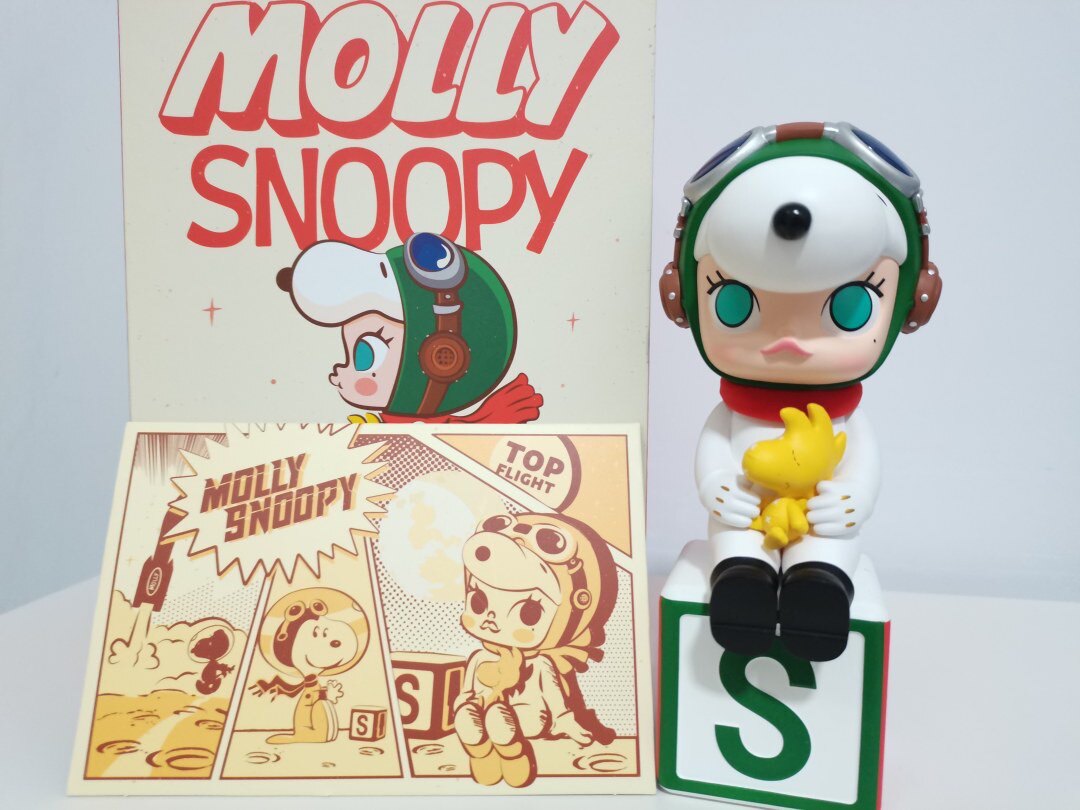 POPMART泡泡玛特MOLLY史努比手办SNOOPY潮玩礼物茉莉molly大娃