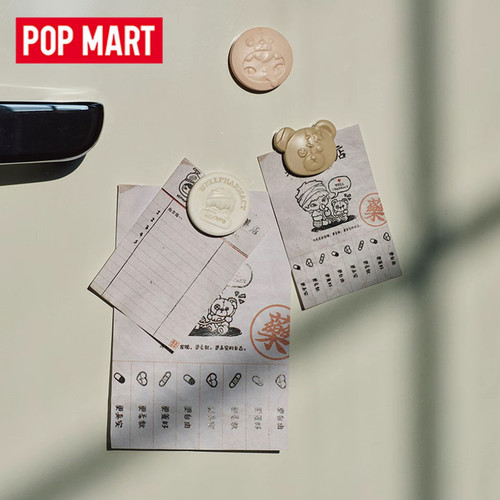 POPMART泡泡玛特hirono小野美好药店系列小药片耳机包解忧陶瓷杯