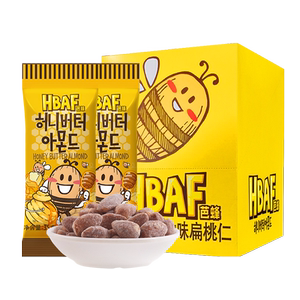 HBAF芭蜂蜜黄油巴旦木杏仁汤姆农场健康坚果休闲零食干果独立小包