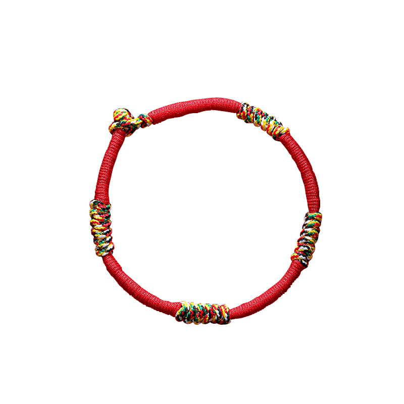 普陀山2026马年五彩绳金刚结红绳