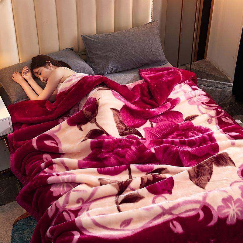 盖【送包4-装12斤】舍尔毛毯学生宿舍拉毯子秋冬季加厚婚FOF庆毯,床上用品,休闲毯/毛毯/绒毯,淘宝优惠券,粉丝福利购,淘宝优惠卷