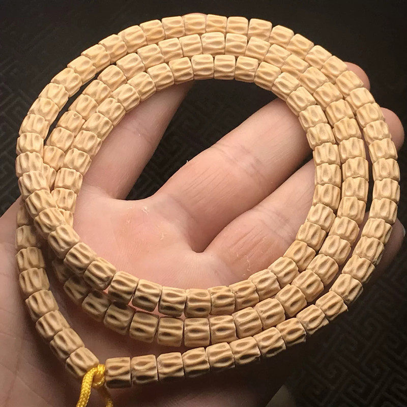 西藏天然百香籽原籽雕刻手串108颗把文玩佛珠念珠菩提子男女士