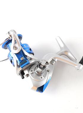 新款直销QS1000-6000型银白色电镀头10轴绕线轮 纺车鱼轮垂钓用品