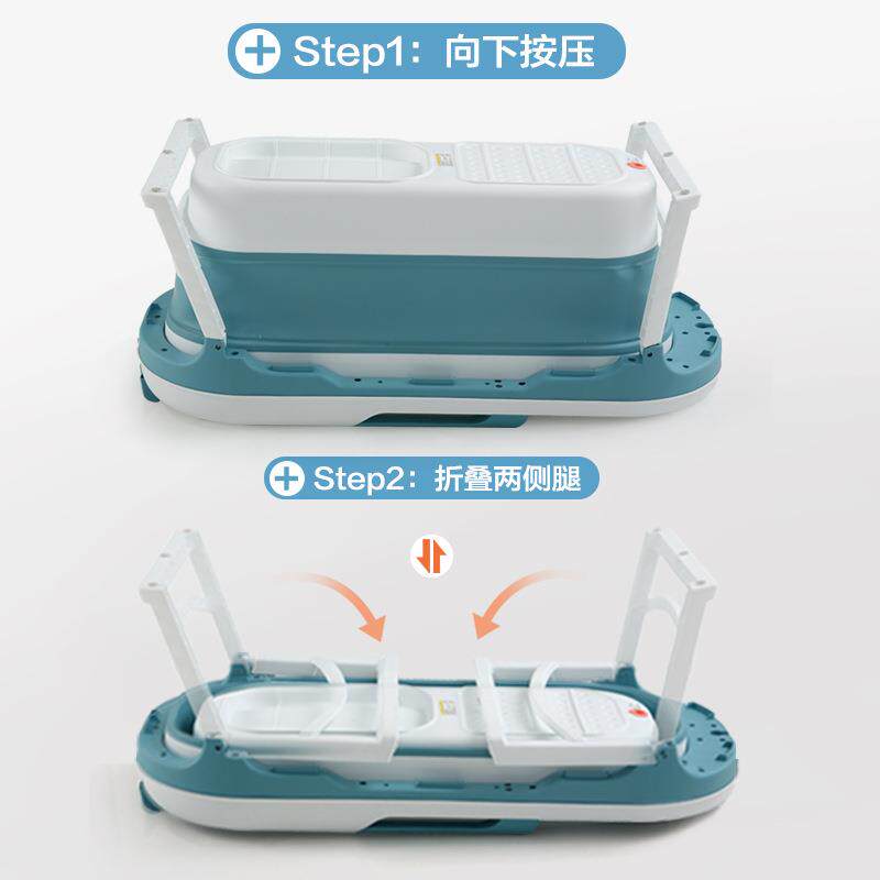 新款直销可折叠浴桶大人沐浴桶婴幼儿游泳桶成人浴缸全身浴盆全家